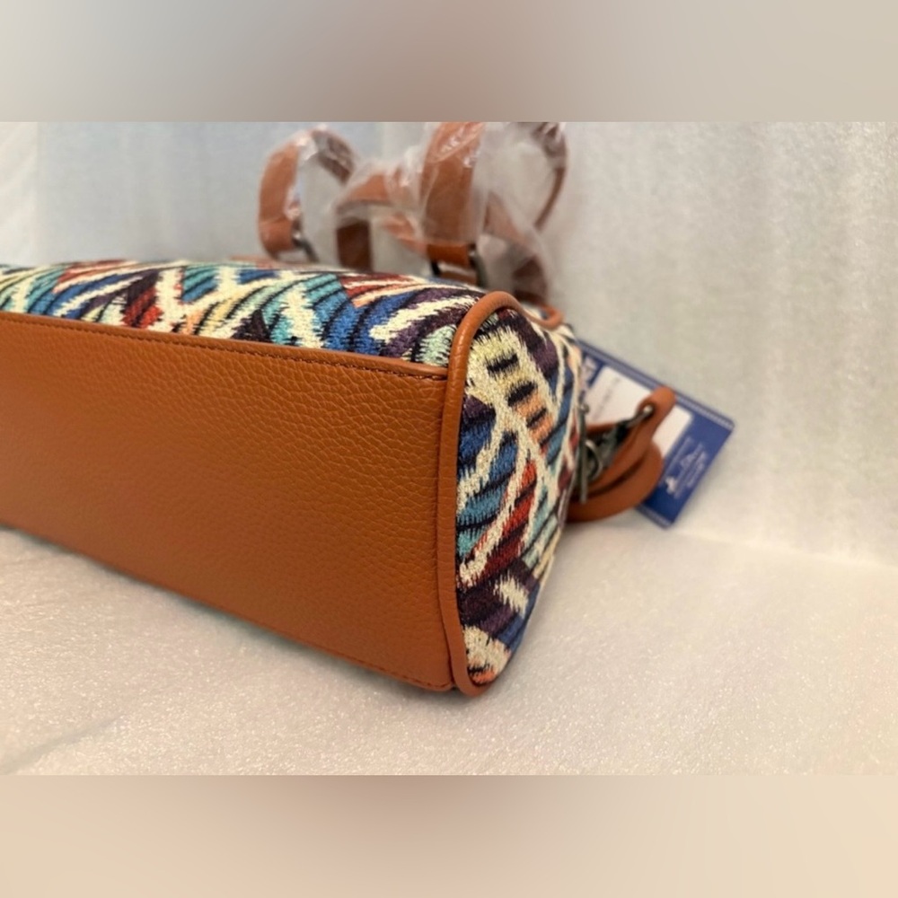 Wrangler Western Aztec Tapestry Satchel Crossbody Bag NWT Boho Rodeo - Picture 7 of 13